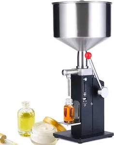 A03 Factory Price Pro 5-50ml 10-100ml Juice Cream Olive Oil Bottle Small Manual Liquid Filling Machine