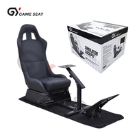 Cockpit de simulation de course pliable, rig de simulation de course, réglable et peu encombrant pour la maison, petite pièce, simulation de jeu