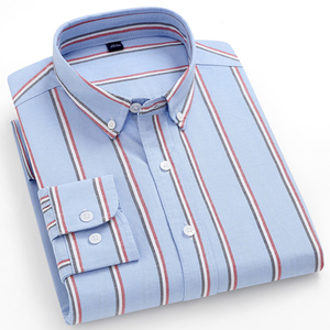 <span class=keywords><strong>Camicia</strong></span> <span class=keywords><strong>a</strong></span> <span class=keywords><strong>quadri</strong></span> personalizzata 100% in puro cotone Oxford Business Office Slim Fit da <span class=keywords><strong>uomo</strong></span> <span class=keywords><strong>a</strong></span> maniche lunghe camicie estive <span class=keywords><strong>camicia</strong></span> abbottonata di alta qualità - Product Image 3