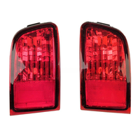 Sistema de Iluminación LED Rojo de Lujo para Automóviles YBJ, Luz Trasera de Parachoques y Luz Antiniebla para Land Cruiser PRADO FJ120 2003-2009