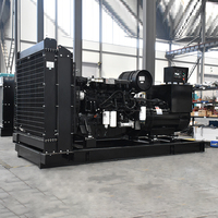 Groupe électrogène diesel Weichai à châssis ouvert 500 kVA 400 kW, 6 cylindres, 12,54 L, 720 A, triphasé 400 V, IP23, pour travaux extérieurs, construction et exploitation minière