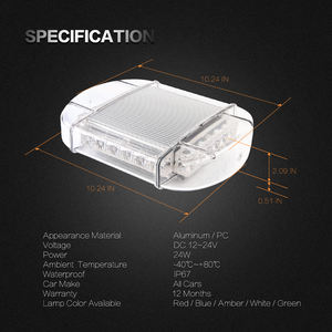 Nouveau style de lumière stroboscopique LED bon marché lumière clignotante accessoire de véhicule fabriqué en Chine - Product Image 3