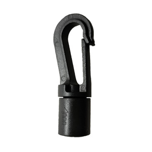 Snap Hook Plastic Black 6mm Hole POM <b>Clip</b> For Bag Accessories - Product Image 1