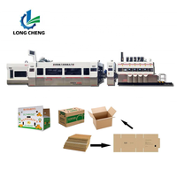 Nouvelle machine de découpe et d'empilage de carton ondulé à grande vitesse, impression flexographique 3-5 couleurs, entièrement automatique