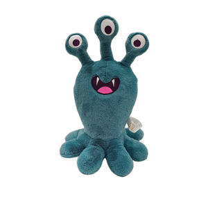 3 Estilos de Peluches de Monstruos Extraños con Múltiples Cabezas, Gorila de Tres Cabezas, Pulpo <span class=keywords><strong>Alien</strong></span>ígena de Tres Ojos - Product Image 2
