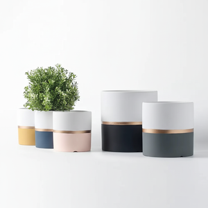 Style nordique en céramique succulente jardinière Pot Unique intérieur décor à la maison poudre revêtement petite plante fleur en gros pour accrocher - Product Image 3