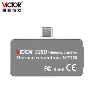 กล้องถ่ายภาพความร้อนสำหรับสมาร์ทโฟน VICTOR RuoShui 328D 328E พร้อมเลนส์คู่แบบมองเห็นได้ในตัว ฟังก์ชั่นกล้องถ่ายภาพความร้อนแบบอินฟราเรดสำหรับมือถือ - Product Image 2