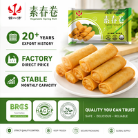 BRC Certified Premium 40g Lumpia Sayuran Renyah Gulungan Tangan dengan Teknologi IQF