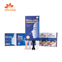 Produits les plus vendus 2024 Bandes nasales transparentes pour une meilleure respiration pendant le sommeil Boîte de patchs anti-ronflement
