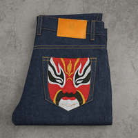 Baggy streetwear personnalisé de haute qualité pour homme, baggy à jambe droite brodé, jeans évasés grande taille pour hommes, pantalon en denim brodé pour hommes