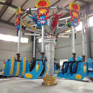 Manège <span class=keywords><strong>Luna</strong></span> <span class=keywords><strong>Park</strong></span> pour enfants, jeux à monnayeur pour adultes, remorque de jeux de fête foraine, manèges à sensations fortes en PRV, manèges Air Shot à vendre - Product Image 2