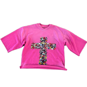 เสื้อยืดแขนยาวผ้าโพลีเอสเตอร์ผสมคอตตอน สไตล์สตรีทแวร์ แบบลำลอง สั่งทำได้ - Product Image 1