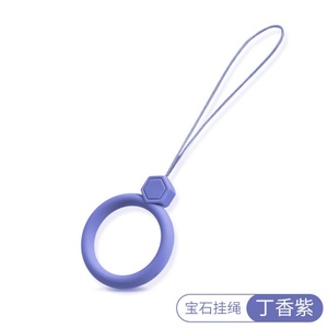 Dễ Thương Chống rơi Silicone dây buộc phụ nữ phong cách điện thoại di động Silicone Vòng Quạt dây buộc sáng tạo phim hoạt hình Jewel ấm trà teacup Mặt dây chuyền - Product Image 3