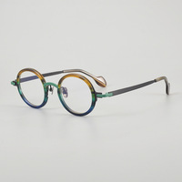 Lunettes de vue en titane IP de qualité supérieure pour femmes, monture légère à bordure complète, verres optiques compatibles avec les verres correcteurs MW002