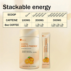 Polvo de <span class=keywords><strong>Amino</strong></span>ácidos de Naranja de Disolución Instantánea, Apoyo Inmunológico Muscular, Fórmula Vegana Sin Azúcar, Disponible para Marca Privada OEM - Product Image 6