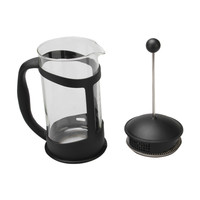 Cafetière à piston double paroi écologique pour camping avec filtre en acier inoxydable 304, verre résistant à la chaleur, pour infusion à froid