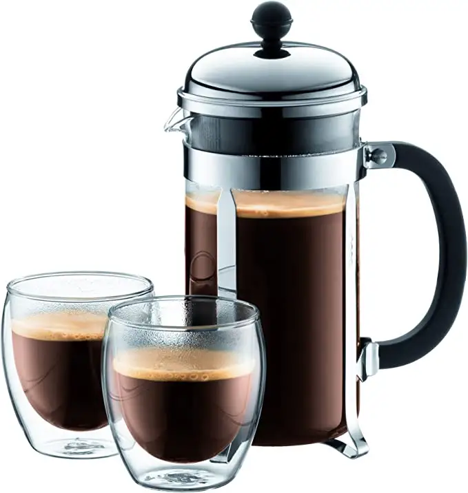 Perjalanan kopi St 1000 ml kaca kopi Pot teh Cafetera Francesa portabel French Press Maker Plunger kopi