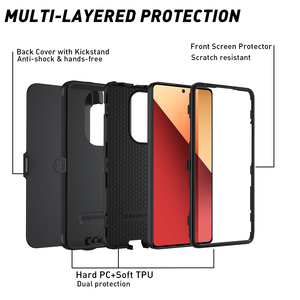 เคสโทรศัพท์มือถือสำหรับ <span class=keywords><strong>Motorola</strong></span> <span class=keywords><strong>Moto</strong></span> G 5G 2026 Play Power Stylus Pure 2025 ฝาหลังแบบมีคลิปหนีบเข็มขัด เคสกันกระแทก - Product Image 3