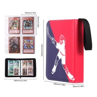 Album de cartes anime personnalisable KW Model 3, best-seller transfrontalier, avec dispositions 4 ou 9 compartiments, collection de feuilles mobiles rangementables, pour usage quotidien