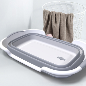 Pliable Portable multifonction pliable bébé baignoire chien <span class=keywords><strong>chat</strong></span> baignoire pliant <span class=keywords><strong>lavage</strong></span> panier à linge organisateur de stockage - Product Image 5