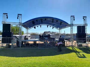 Giàn Trụ Nhôm Bán Chạy Hệ Thống Giàn Đèn Âm Thanh Sân Khấu Âm Nhạc Trần Nhà - Product Image 5