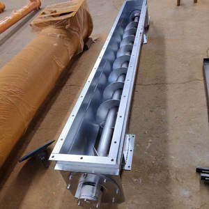 Transportador <span class=keywords><strong>de</strong></span> <span class=keywords><strong>Tornillo</strong></span> Doble TDLXU330-5 con Tolva Alimentadora <span class=keywords><strong>de</strong></span> Grano Sólido y Cuchilla <span class=keywords><strong>Sin</strong></span> <span class=keywords><strong>Fin</strong></span> en Forma <span class=keywords><strong>de</strong></span> U - Product Image 6