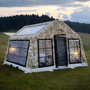 <span class=keywords><strong>Tente</strong></span> de toit gonflable 9 personnes quatre saisons avec tissu PVC épaissi imperméable, installation rapide, grand espace, cabane de camping - Product Image 2