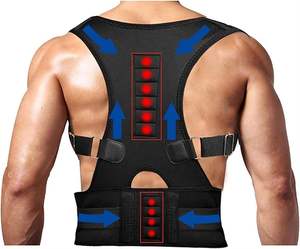 Thérapie magnétique réglable haut du dos épaule soutien orthèse clavicule poitrine colonne vertébrale taille sangles droite Posture correcteur taille - Product Image 1