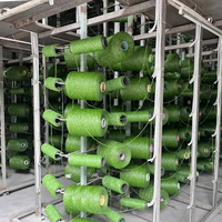 Gazon artificiel pas cher en gros, pelouse verte, champs de gazon, gazon synthétique artificiel pour stade de football