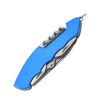 Couteau de poche multifonction EDC avec lime et tournevis pour la survie en plein air et le camping