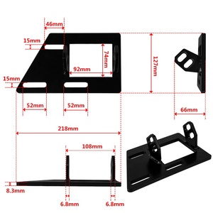 Pour 1983-2005 Chevy GMC Blazer Jimmy <span class=keywords><strong>Sonoma</strong></span> S10 S15 V8 SBC 350 support de moteur de Conversion 2WD PQY-EMK06 - Product Image 4