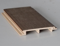 Hot-slae Platelage en bois composite en plastique creux Planchers de terrasse en WPC extérieurs imperméables