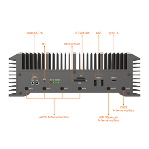 เวิร์กสเตชัน AI แบบไร้พัดลม RK3588 326 TOPS 4K รองรับจอแสดงผลหลายจอ สำหรับงานวิชันซิสเต็มในห้องควบคุม ดีไซน์เกรดอุตสาหกรรม ออกแบบมาเพื่อการใช้งานระยะไกล - Product Image 5