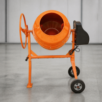 Mini bétonnière manuelle portable 60L 105L 120L 205L