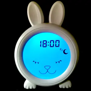 Sleep Trainer Clock Rabbit Sleep Trainer Alarm Clock For Kids With Night Light
