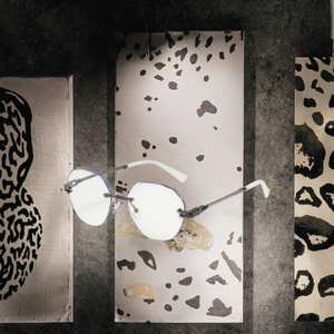 Gafas de Sol Unisex 2025 con Montura Ovalada y Lentes de PC UV400, Diseño Moderno con Patas Metálicas y Estampado de Leopardo - Product Image 3
