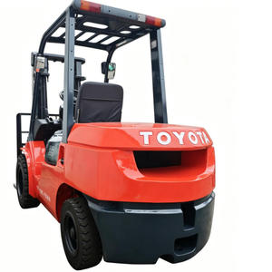 Chariot élévateur diesel Toyota d'occasion de 3,5 tonnes avec rapport d'inspection vidéo du moteur, origine Japon, poids 4500 kg - Product Image 1