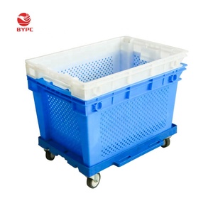 620X420X315mm Stackable Và Nestable Nhựa Vận Chuyển Thùng Cho Trái Cây Và Rau Quả - Product Image 3