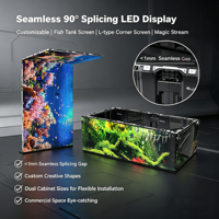 Panel de Pantalla LED Personalizable con Píxeles de 2 mm, Resolución 1080P, Brillo de 450-600 Nit para Publicidad Comercial en Interiores/Exteriores