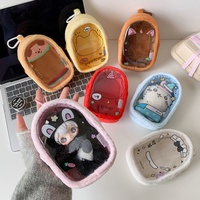 Sac de rangement pour poupée en peluche personnalisé de 15 cm, sac de rangement pour figurine de fan, sac suspendu, sac de poussette pour poupée en coton, sac de présentation pour poupée