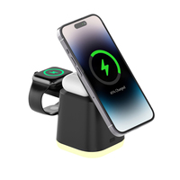Station de charge sans fil magnétique multifonctionnelle Qi2 Light 3 en 1 pliable pour iphone 15/14/13 Pro Max15/13 Pro