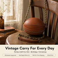 Sac bandoulière vintage en cuir de buffle fait main, style football américain, en cuir de vachette pleine fleur, petit sac à bandoulière rétro pour femme