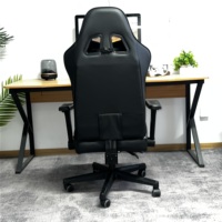 Chaise de jeu avec ventilateur de refroidissement, support ergonomique, dossier réglable en hauteur, chaise pivotante pour joueur PC