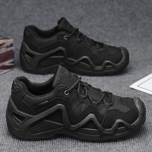 Vêtements de travail rétro à la mode pour hommes chaussures décontractées automne nouvelle semelle épaisse pour les sports de plein air alpinisme chaussures de randonnée antidérapantes - Product Image 2