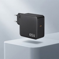 Chargeur GaN PD 65W avec options de prises US, UK, EU, adaptateur de chargeur mural rapide USB Type C pour téléphones, ordinateurs portables, notebooks