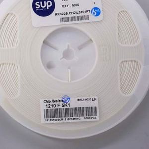 Manufacturer Direct RR3225 1210L5101FT 1210 3225 Resistors Chip Resistors SMD Resistors 5.1Kohm 1% 1/2W Thick Film Resistor - Product Image 1