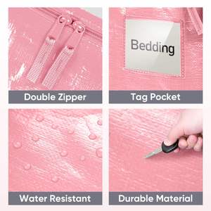 Extra Large Heavy Duty Moving Bags Waterproof Storage Totes with Handles & Zippers - Product Image 5