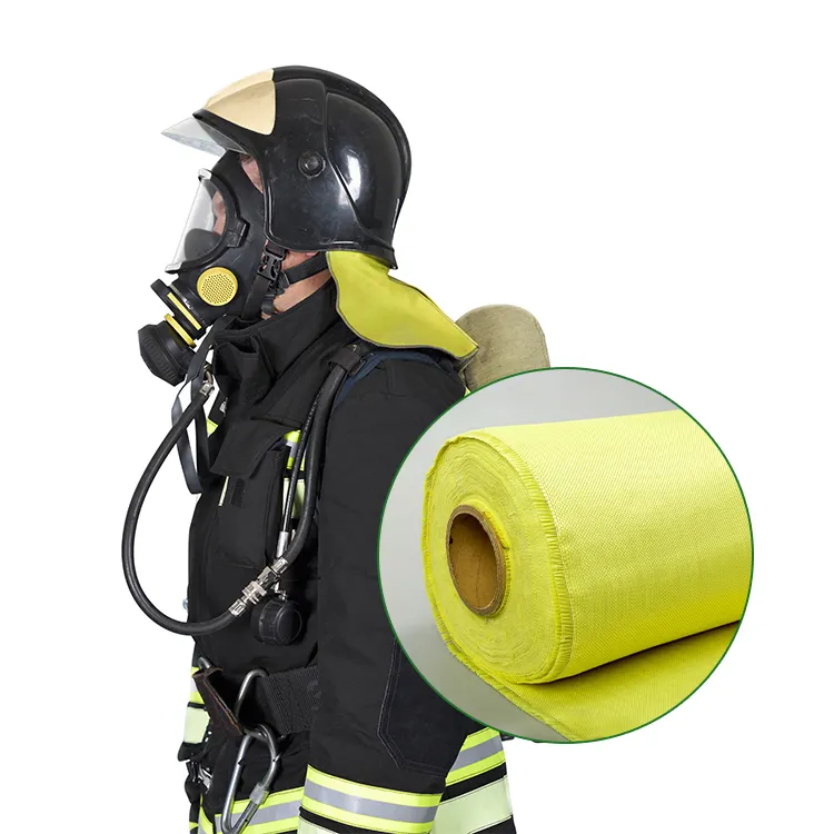 Manufacturer High Quality Waterproof Heat-Insulation Aramid Workwear Fabric For Firefighter Clothing