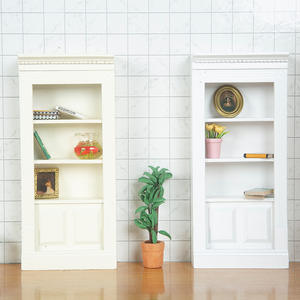 Nouveau 1:12 Simple moderne bricolage bois maison de poupée Miniature salon avec armoire de rangement de cuisine pour accessoires de tir - Product Image 1