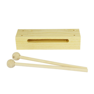 Wholesale Wood Tone Block Orff Percussion <b>Musical</b> <b>Instrument</b> Wooden Square Clapper - Product Image 1